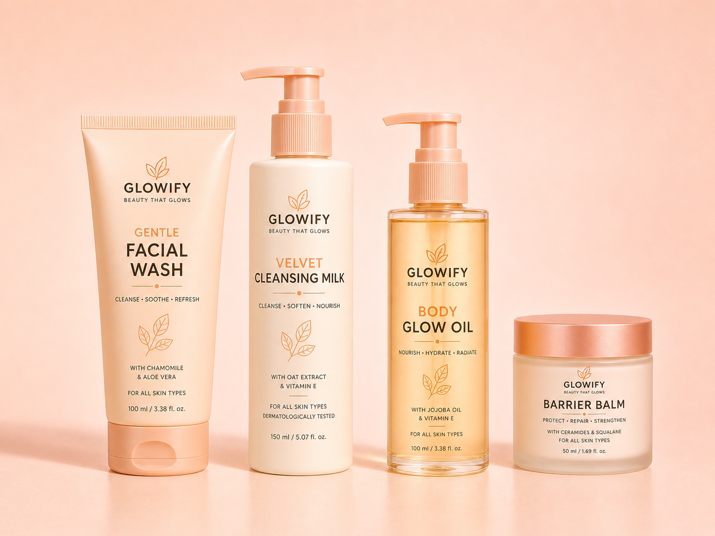 Glowify gentle skincare essentials